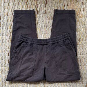 Uniqlo Men's Dark Gray Twill Jogger Pants